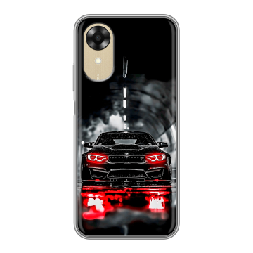 Силиконовый чехол на OPPO A17k с принтом BMW БМВ Силиконовый чехол на OPPO A17k с принтом BMW БМВ
