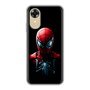 Силиконовый чехол на OPPO A17k с принтом Spiderman Человек паук
