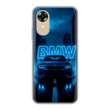 Силиконовый чехол на OPPO A17k с принтом BMW БМВ Силиконовый чехол на OPPO A17k с принтом BMW БМВ