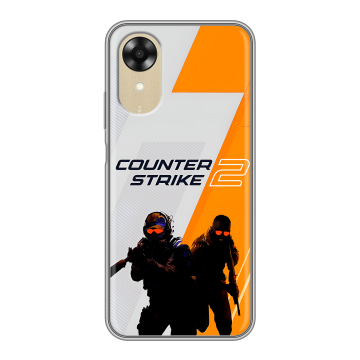Силиконовый чехол на OPPO A17k с принтом Counter Strike