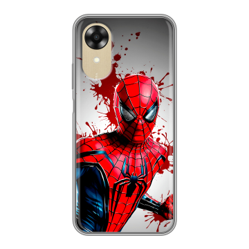 Силиконовый чехол на OPPO A17k с принтом Spiderman Человек паук Силиконовый чехол на OPPO A17k с принтом Spiderman Человек паук