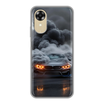 Силиконовый чехол на OPPO A17k с принтом BMW БМВ Силиконовый чехол на OPPO A17k с принтом BMW БМВ
