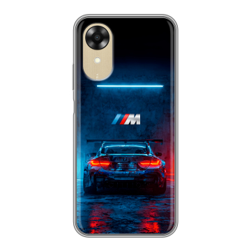 Силиконовый чехол на OPPO A17k с принтом BMW БМВ Силиконовый чехол на OPPO A17k с принтом BMW БМВ