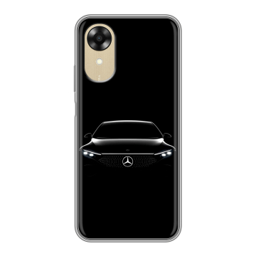 Силиконовый чехол на OPPO A17k с принтом Mercedes Мерседес Силиконовый чехол на OPPO A17k с принтом Mercedes Мерседес