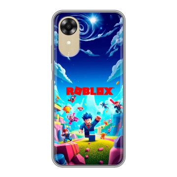 Силиконовый чехол на OPPO A17k с принтом Roblox Роблокс Силиконовый чехол на OPPO A17k с принтом Roblox Роблокс