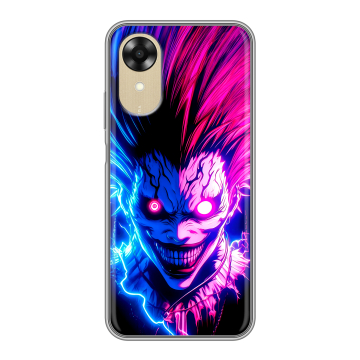 Силиконовый чехол на OPPO A17k с принтом Death note Тетрадь смерти