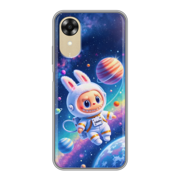 Силиконовый чехол на OPPO A17k с принтом Labubu Лабубу Силиконовый чехол на OPPO A17k с принтом Labubu Лабубу