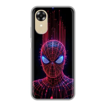 Силиконовый чехол на OPPO A17k с принтом Spiderman Человек паук