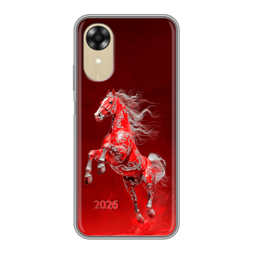 Силиконовый чехол на OPPO A17k с принтом Новый год
