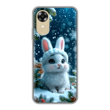 Силиконовый чехол на OPPO A17k с принтом Новый год