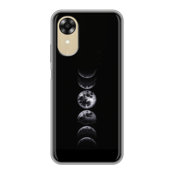Силиконовый чехол на OPPO A17k с принтом женский Силиконовый чехол на OPPO A17k с принтом женский