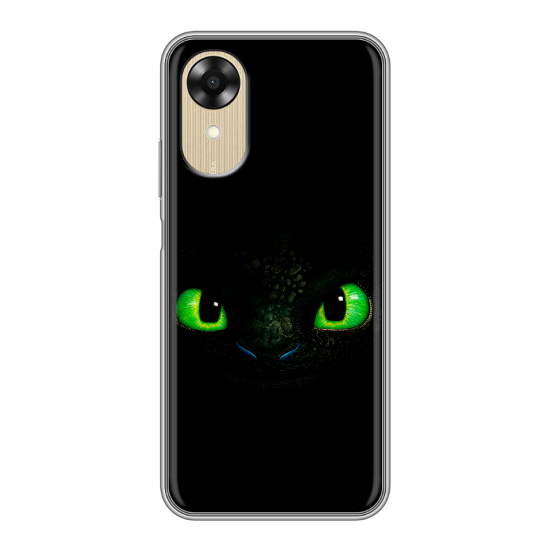 Силиконовый чехол на OPPO A17k с принтом Как приручить дракона Силиконовый чехол на OPPO A17k с принтом Как приручить дракона
