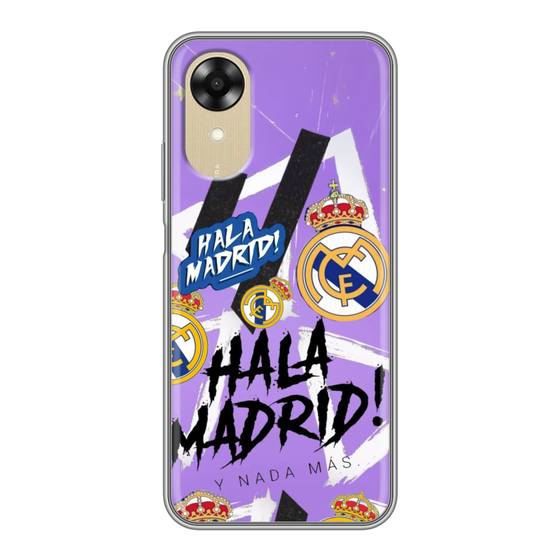 Силиконовый чехол на OPPO A17k с принтом Real Madrid Реал Мадрид Силиконовый чехол на OPPO A17k с принтом Real Madrid Реал Мадрид