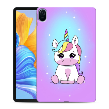 Силиконовый чехол на планшета Huawei Honor Pad 8 с принтом Единорог