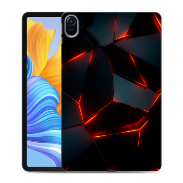 Силиконовый чехол на планшета Huawei Honor Pad 8 с принтом Яркие абстракции
