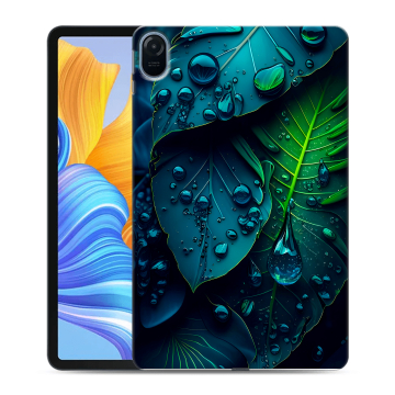Силиконовый чехол на планшета Huawei Honor Pad 8 с принтом Листья