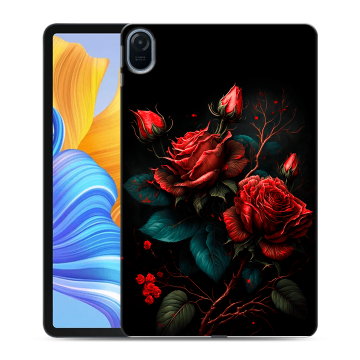 Силиконовый чехол на Huawei Honor Pad 8 с принтом Розы красные