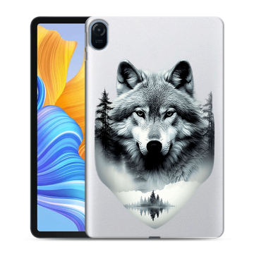 Силиконовый чехол на Huawei Honor Pad 8 с принтом Волк в лесу Силиконовый чехол на Huawei Honor Pad 8 с принтом Волк в лесу