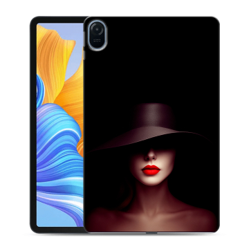 Силиконовый чехол на Huawei Honor Pad 8 с принтом Девушка в шляпе Силиконовый чехол на Huawei Honor Pad 8 с принтом Девушка в шляпе
