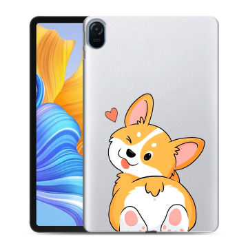 Силиконовый чехол на Huawei Honor Pad 8 с принтом Корги Силиконовый чехол на Huawei Honor Pad 8 с принтом Корги