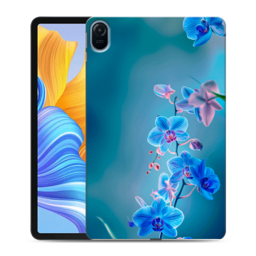 Силиконовый чехол на Huawei Honor Pad 8 с принтом Голубые цветы Силиконовый чехол на Huawei Honor Pad 8 с принтом Голубые цветы