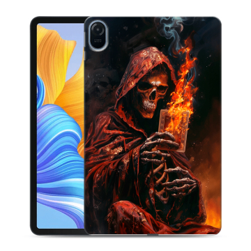 Силиконовый чехол на Huawei Honor Pad 8 с принтом Скелет и карты Силиконовый чехол на Huawei Honor Pad 8 с принтом Скелет и карты