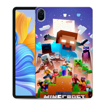 Силиконовый чехол на Huawei Honor Pad 8 с принтом Майнкрафт Minecraft