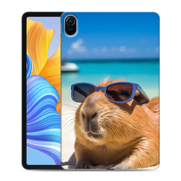 Силиконовый чехол на Huawei Honor Pad 8 с принтом Капибара