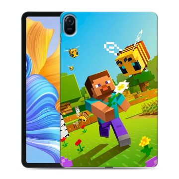 Силиконовый чехол на Huawei Honor Pad 8 с принтом Майнкрафт Minecraft
