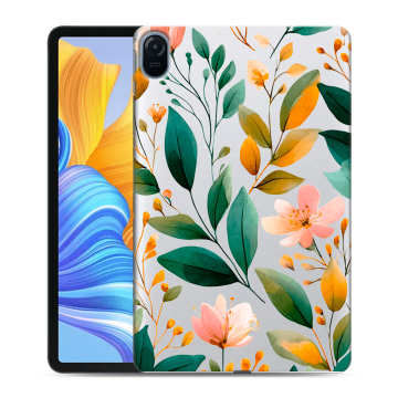 Силиконовый чехол на Huawei Honor Pad 8 с принтом Цветы паттерн