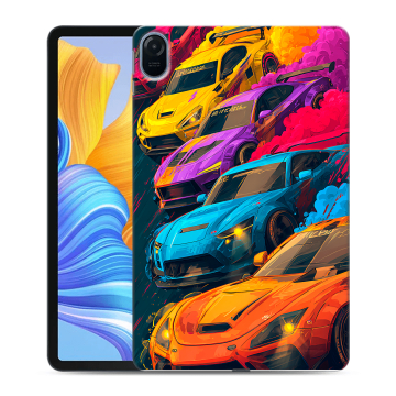 Силиконовый чехол на Huawei Honor Pad 8 с принтом Тачки
