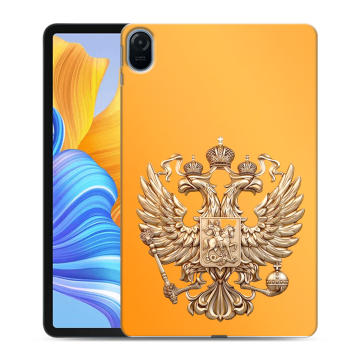 Силиконовый чехол на Huawei Honor Pad 8 с принтом Герб Флаг России