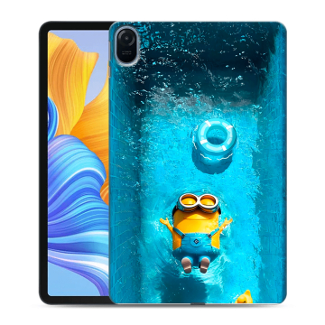 Силиконовый чехол на Huawei Honor Pad 8 с принтом Миньоны