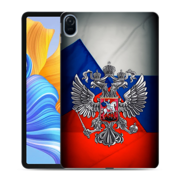 Силиконовый чехол на Huawei Honor Pad 8 с принтом Флаг России