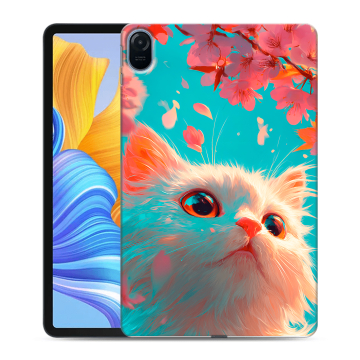 Силиконовый чехол на Huawei Honor Pad 8 с принтом Красивый кот