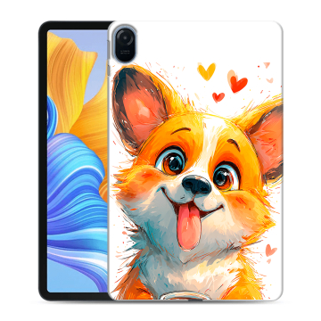 Силиконовый чехол на Huawei Honor Pad 8 с принтом корги Силиконовый чехол на Huawei Honor Pad 8 с принтом корги