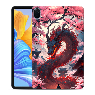 Силиконовый чехол на Huawei Honor Pad 8 с принтом Дракон Японский Силиконовый чехол на Huawei Honor Pad 8 с принтом Дракон Японский