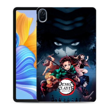 Силиконовый чехол на Huawei Honor Pad 8 с принтом Demon Slayer Клинок рассекающий демонов