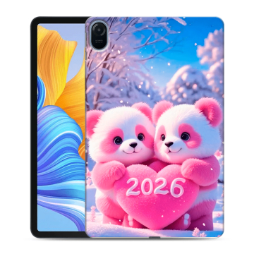 Силиконовый чехол на Huawei Honor Pad 8 с принтом Новый год