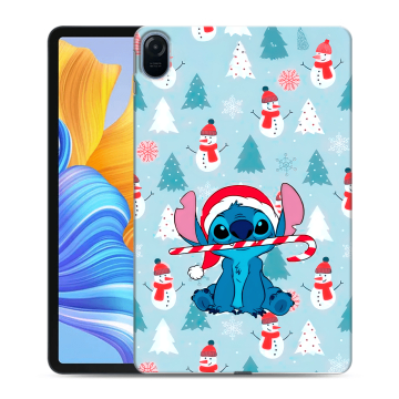 Силиконовый чехол на Huawei Honor Pad 8 с принтом Стич Новый год