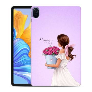 Силиконовый чехол на Huawei Honor Pad 8 с принтом женский Силиконовый чехол на Huawei Honor Pad 8 с принтом женский