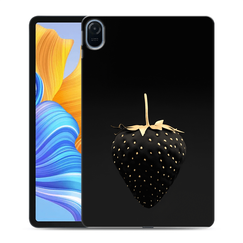 Силиконовый противоударный чехол на Huawei Honor Pad 8 с принтом Черная клубника Силиконовый противоударный чехол на Huawei Honor Pad 8 с принтом Черная клубника