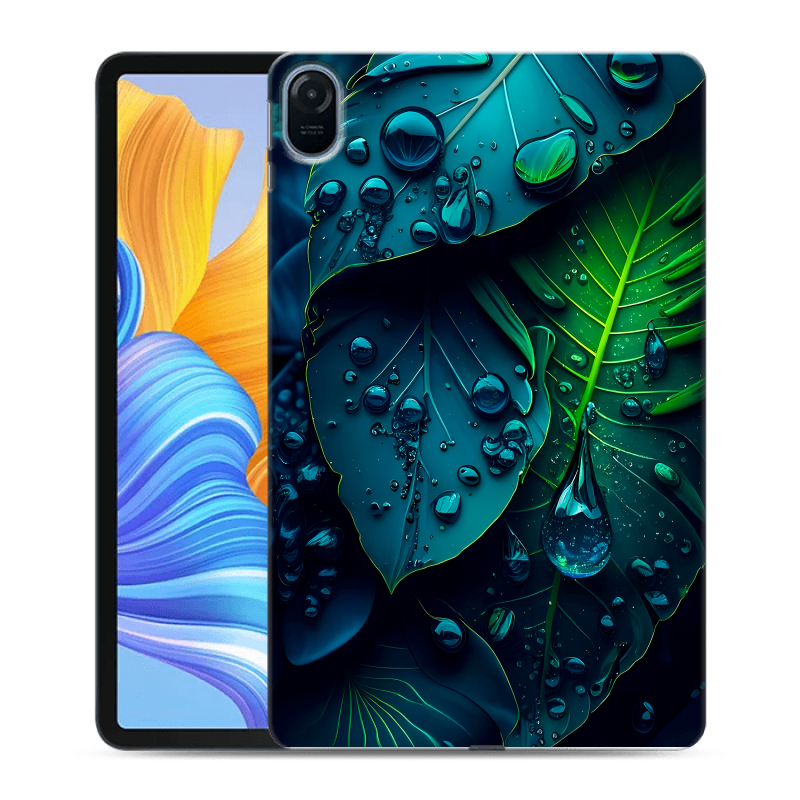 Силиконовый противоударный чехол на Huawei Honor Pad 8 с принтом Листья Силиконовый противоударный чехол на Huawei Honor Pad 8 с принтом Листья