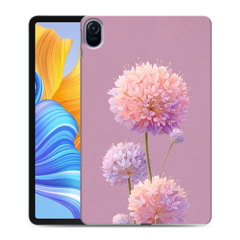 Силиконовый противоударный чехол на Huawei Honor Pad 8 с принтом Цветы Силиконовый противоударный чехол на Huawei Honor Pad 8 с принтом Цветы