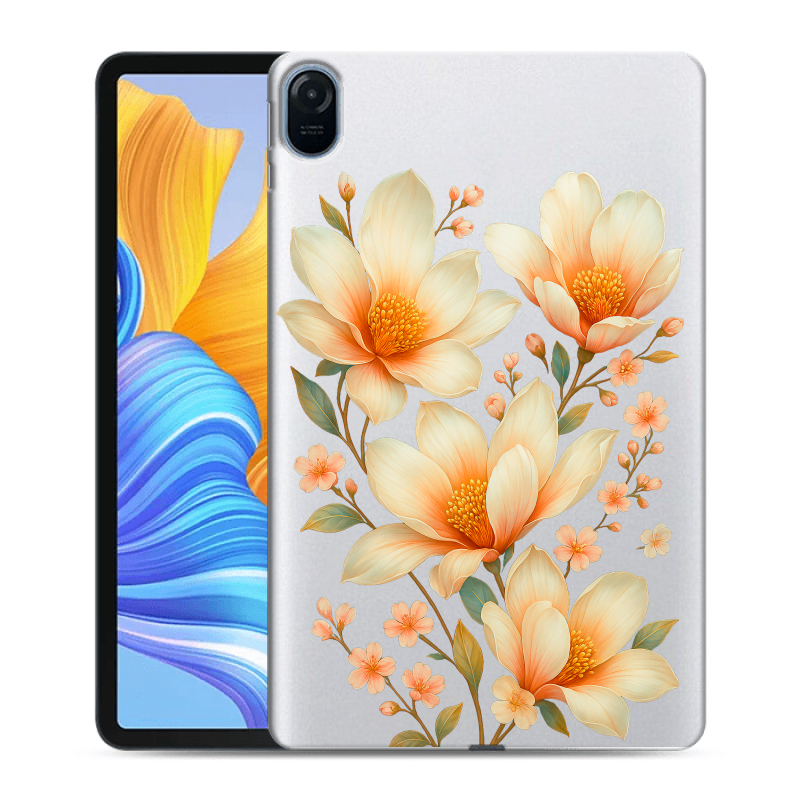 Силиконовый чехол на Huawei Honor Pad 8 с принтом Цветы Силиконовый чехол на Huawei Honor Pad 8 с принтом Цветы