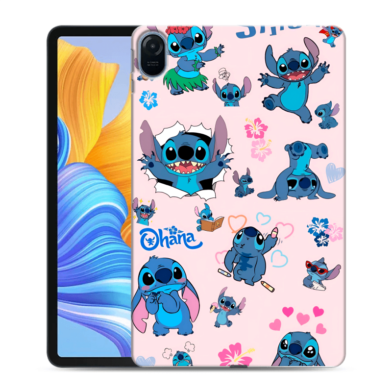 Силиконовый противоударный чехол на Huawei Honor Pad 8 с принтом Лило и Стич Силиконовый противоударный чехол на Huawei Honor Pad 8 с принтом Лило и Стич