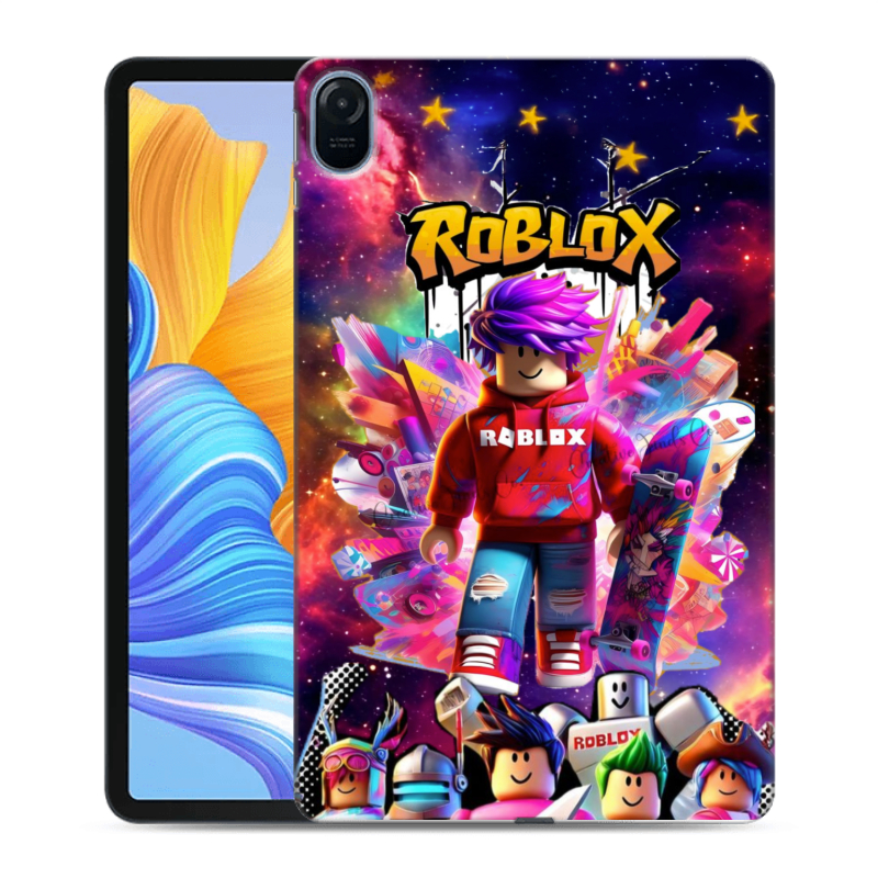 Силиконовый противоударный чехол на Huawei Honor Pad 8 с принтом Roblox Роблокс Силиконовый противоударный чехол на Huawei Honor Pad 8 с принтом Roblox Роблокс