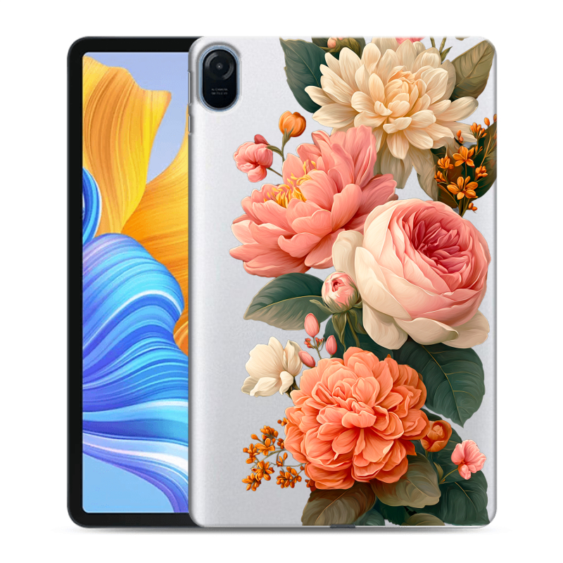 Силиконовый чехол на Huawei Honor Pad 8 с принтом цветы Силиконовый чехол на Huawei Honor Pad 8 с принтом цветы