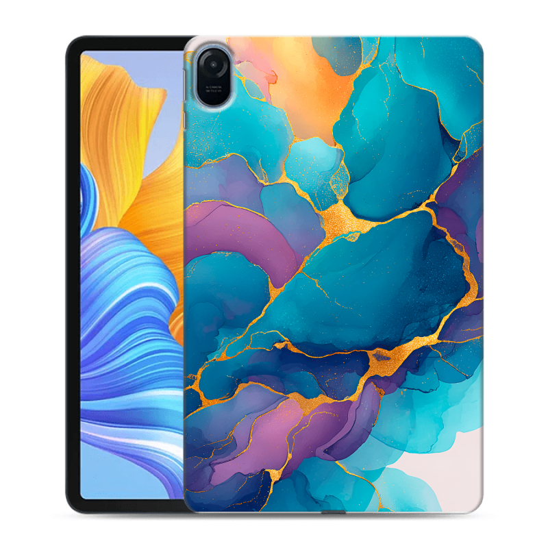 Силиконовый чехол на Huawei Honor Pad 8 с принтом Мрамор блестки Силиконовый чехол на Huawei Honor Pad 8 с принтом Мрамор блестки