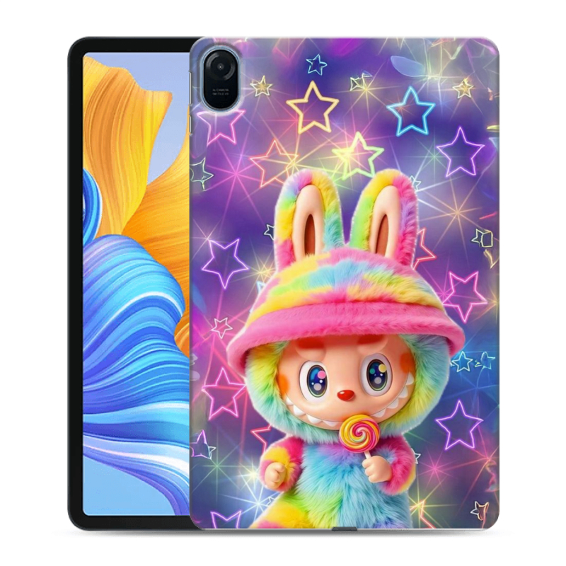 Силиконовый противоударный чехол на Huawei Honor Pad 8 с принтом Labubu Лабубу Силиконовый противоударный чехол на Huawei Honor Pad 8 с принтом Labubu Лабубу